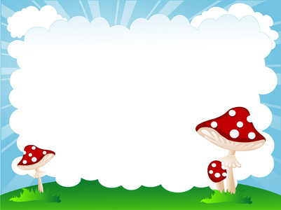 蘑菇和云