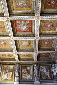 梵蒂冈博物馆的天花板详细信息