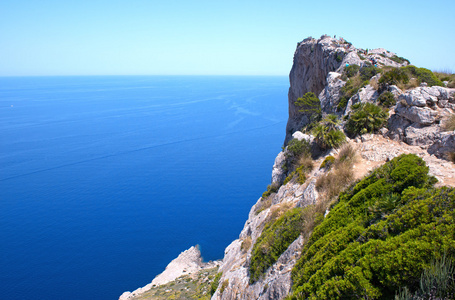 开普 formentor 在马略卡岛北海岸