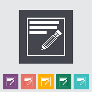 注释平面图标照片