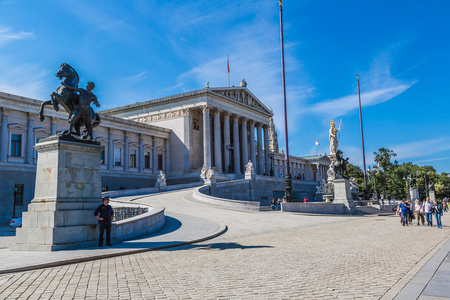 奥地利议会大楼，维也纳，奥地利