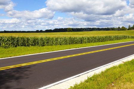 美国国家公路侧视图