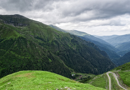 山区公路上 transfagarasan