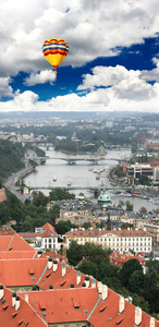 布拉格城市鸟瞰图