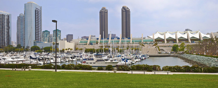圣地亚哥双子塔和会展中心加州图片