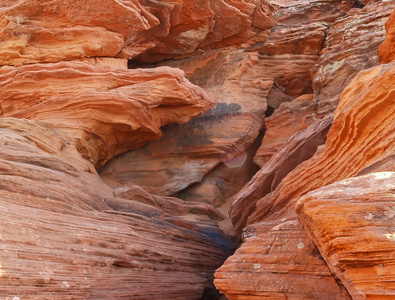 格伦峡谷中的岩石形成
