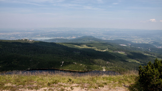 karkonosze 山景色和徒步旅行