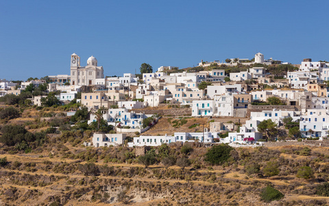 风景如画的村庄里的 tripiti，米洛斯岛，cyclades，希腊