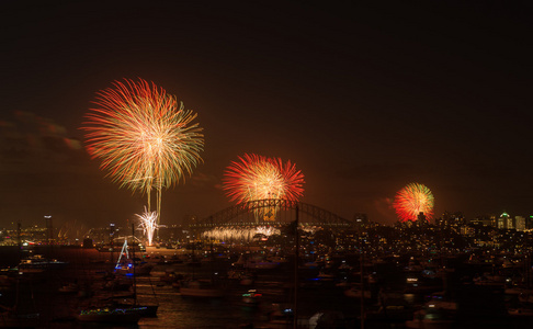 烟花悉尼新年夜 2013年