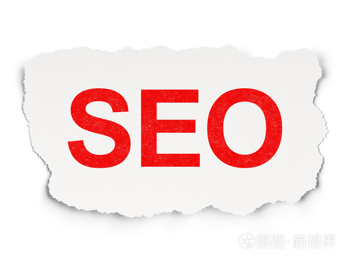 Web 设计概念 Seo 纸张背景上