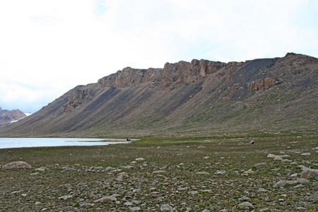 吉尔吉斯斯坦是 ak shyrak 地区，天山山脉，