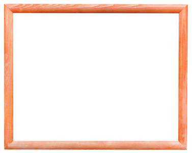 橙色窄木制相框