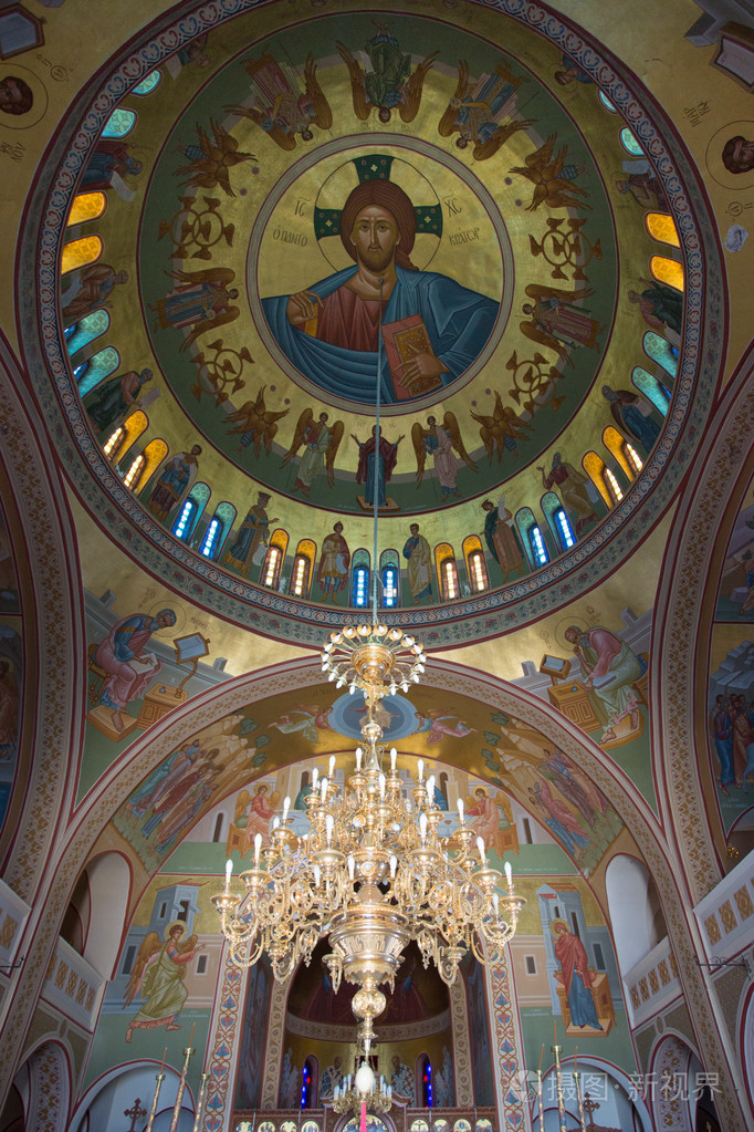 宗教绘画在东正教教会在圣托里尼
