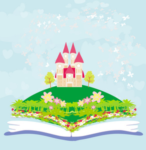 魔法世界的故事，从这本书出现的童话城堡
