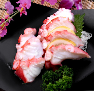 日本食品寿司套设计照片