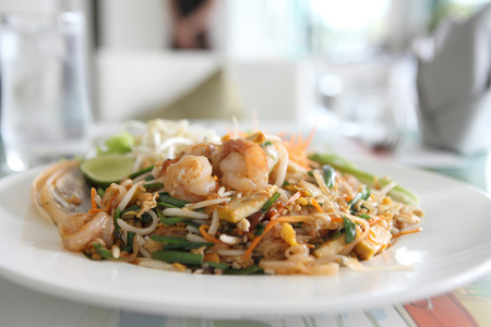 泰国食品 padthai 虾仁炒面