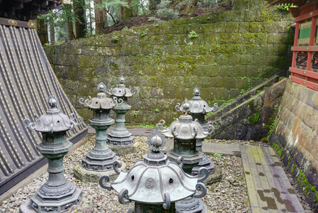 德川家光陵 taiyuinbyo 日航 日本。自 1999 年以来神社和寺庙的日航是教科文组织世界文化遗产