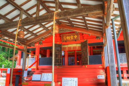 二荒山神社，chugushi 祠 日航 日本