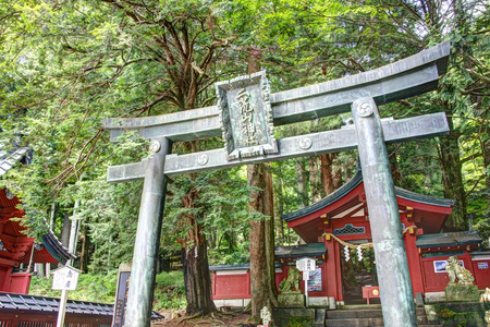 二荒山神社，chugushi 祠 日航 日本