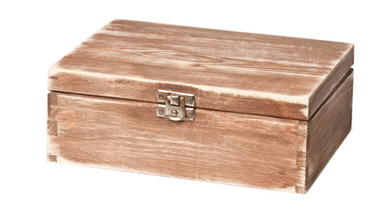 打开的木盒子图片
