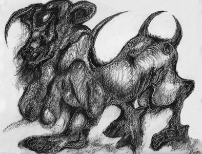 忒修斯和牛头怪图片