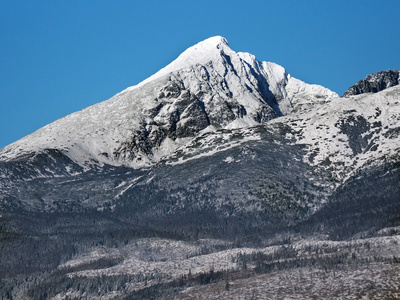 在高塔特拉山区雪 krivan