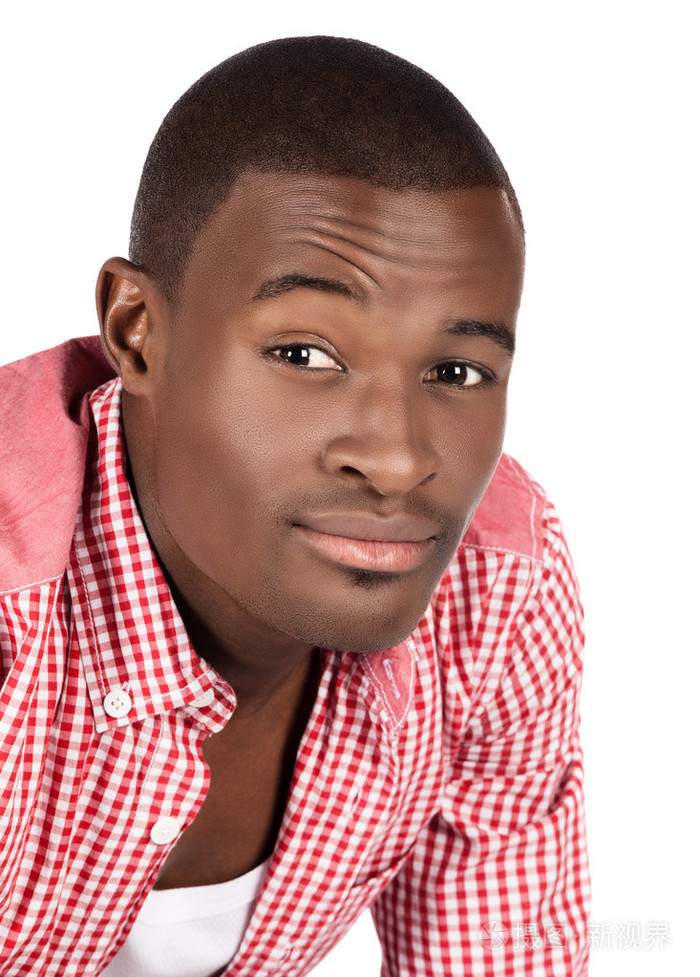 英俊的非洲人照片-正版商用图片1cz965-摄图新视界