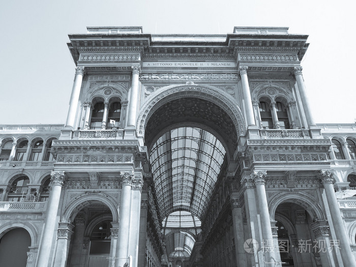 埃马努埃莱二世拱廊米兰