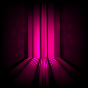 用粉红色光的抽象线条背景