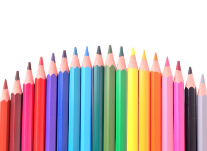 一轮的彩色铅笔图片-一轮的彩色铅笔素材-一轮的彩色铅笔插画-摄图新