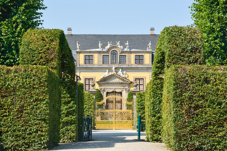 金门在 herrenhausen 花园，汉诺威，德国