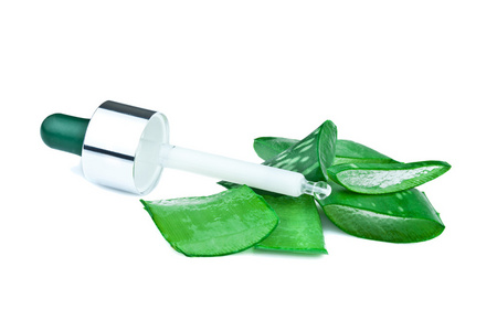 精华提取芦荟精华素天然植物提取物.皮肤护理概念照片