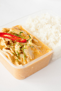 泰国带去食物 panang 咖喱饭