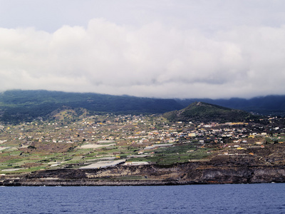 la palma 海岸线，加那利群岛