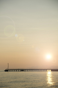 海上日落