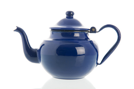 蓝色易名茶壶
