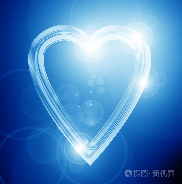 蓝色的心
