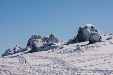 perisher 蓝 雪山在澳大利亚新南威尔士