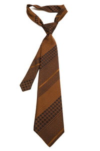 棕色条纹的领带
