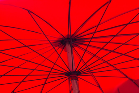 亚洲红伞
