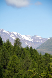 意大利阿尔卑斯山的山峰