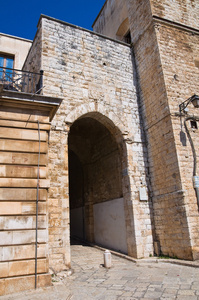 porta della gabella。孔韦尔萨诺。普利亚大区。意大利