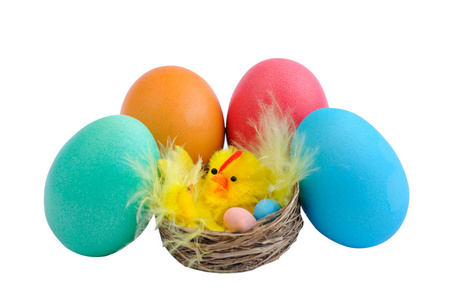 五个复活节彩蛋和鸡