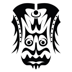 维京人脸纹身图片