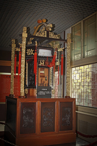 在博物馆古代中国室内装饰静物
