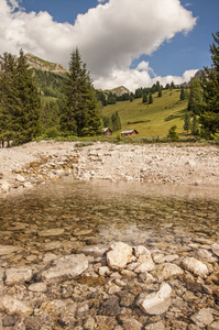 高山河流