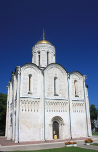 米特在弗拉基米尔 俄罗斯大教堂。俄罗斯金环