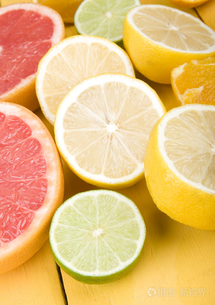 葡萄柚 柠檬和酸橙