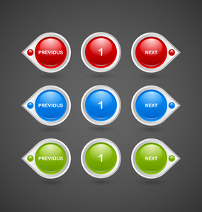 分页按钮素材图片