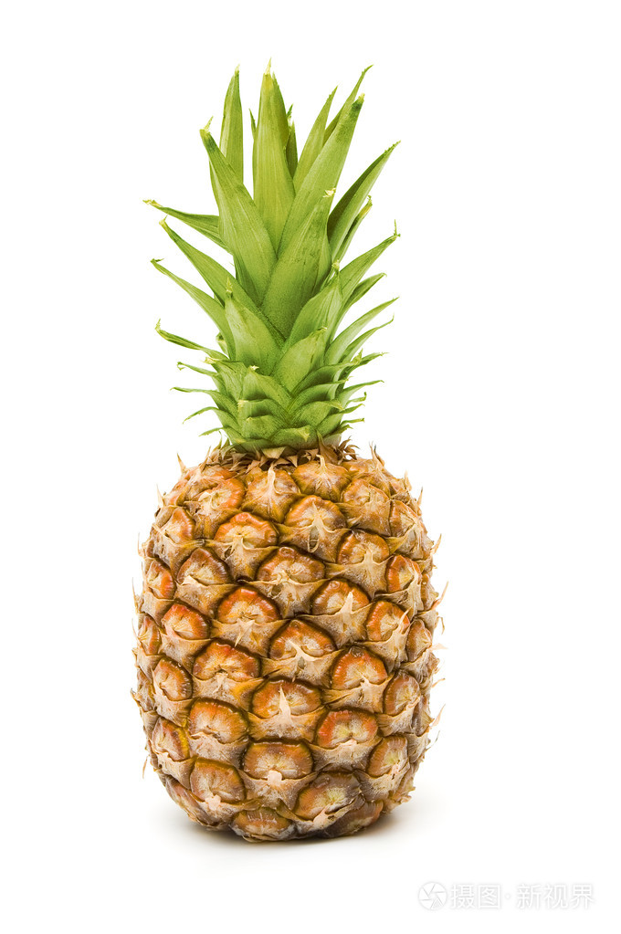 成熟的菠萝特写